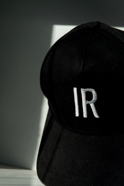 IR- Nakışlı Şapka - Siyah