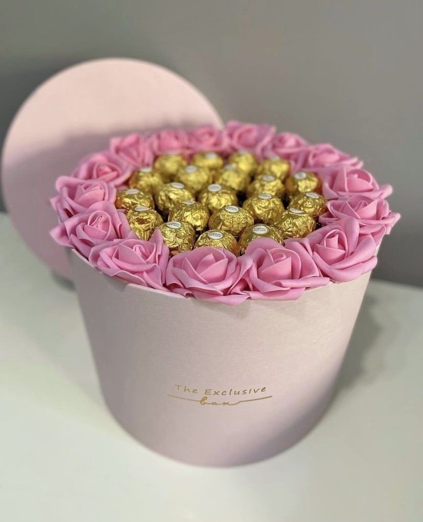 Pembe Aşk Çikolata Kutusu