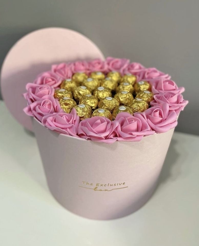 Pembe Aşk Çikolata Kutusu