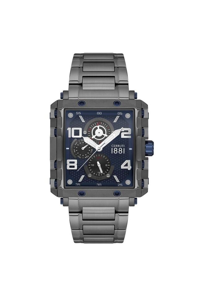 Cerruti 1881 CIWGK0038004 Quartz Çelik Füme Lacivert 42 mmx49.5 mm Erkek Kol Saati