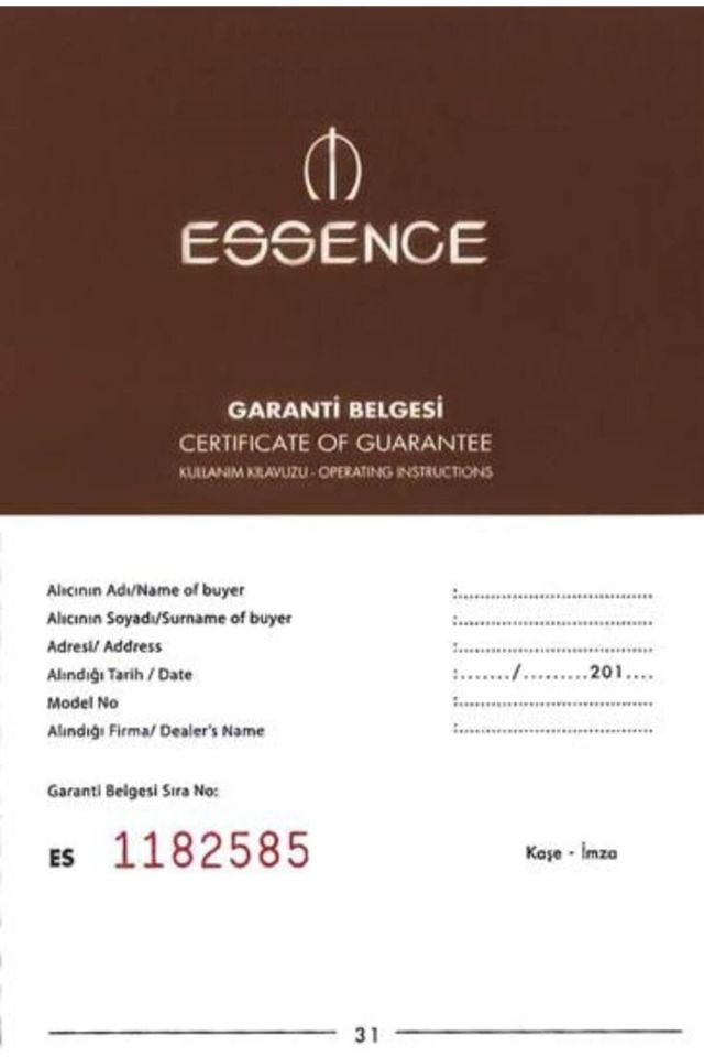 ESSENCE D981.120-1 KADIN KOL SAATİ