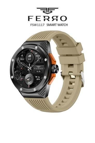 FERRO FSW1117DGK BLACK-BEIGE AKILLI SAAT