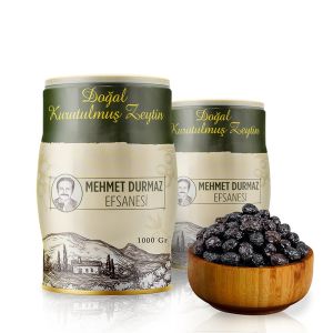 Soğuk Sıkım Black serisi Naturel Sızma Zeytinyağı - 5 litre + 2 x Kuru Sele Siyah Zeytin -1 Kg