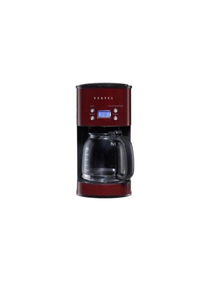 Vestel Retro Bordo Filtre Kahve Makinası 1000W 12 Fincan Kapasite