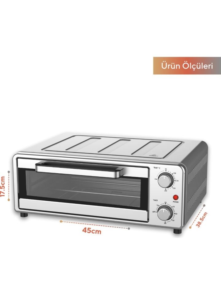Kumtel Mini Pizza Fırını ve Hava Fritözü (Airfryer) HPO-01