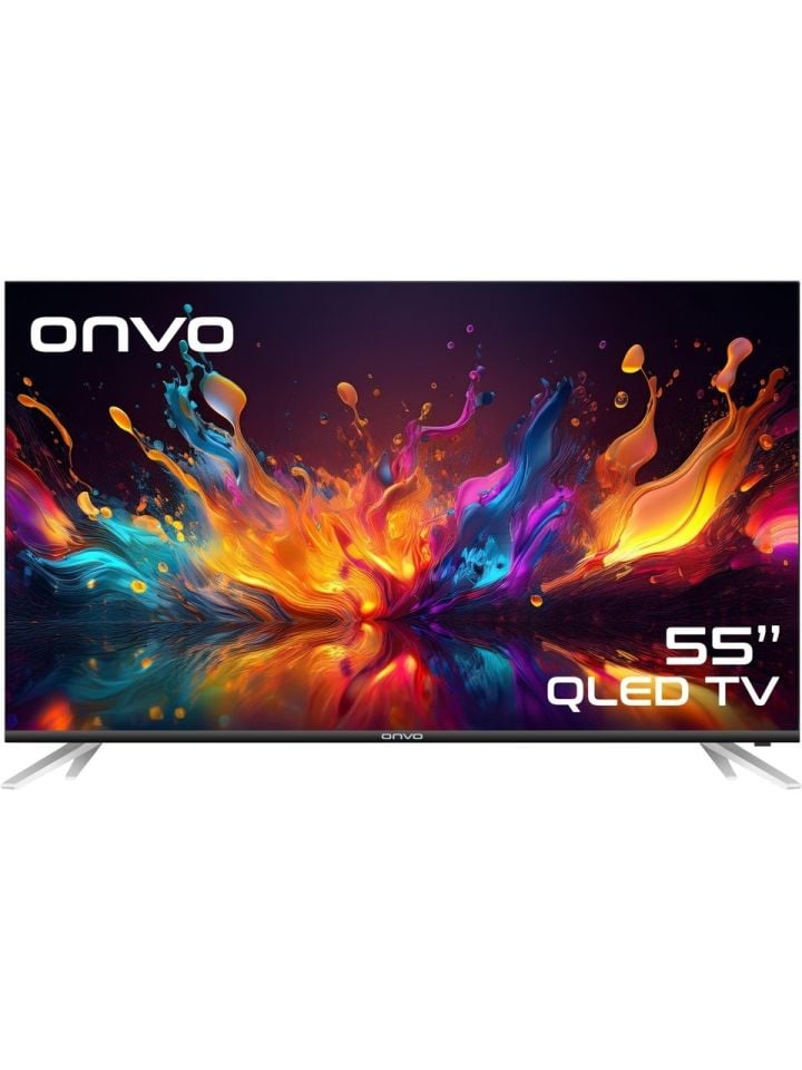 Onvo 55OVF5000AQ Frameless 4K Ultra HD 55'' 140 Ekran Uydu Alıcılı Google Smart QLED TV