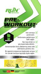 Pre-Workout Limon Aromalı - 300g - 30 Servis - Hediyeli