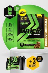 Whey Protein Bisküvi Aromalı Saşe - 30 Adet - 990g - Hediyeli