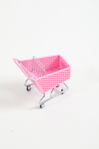 Mini Shopping Cart Pink