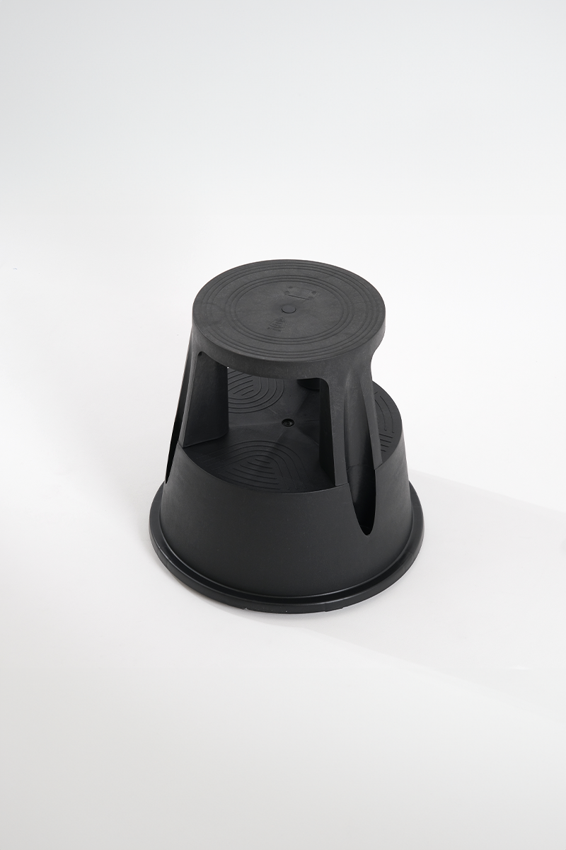 Non-Slip Stool Black