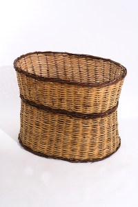 Oval-legged Wicker Braided Display Shelf Shelf Counter Greengrocer Dried Fruits and Vegetables Egg Basket