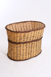Oval-legged Wicker Braided Display Shelf Shelf Counter Greengrocer Dried Fruits and Vegetables Egg Basket