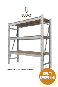 Heavy Duty Shelving Unit 180x180x60 cm
