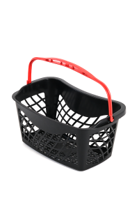 Plastic Market Hand Basket 26 L Red