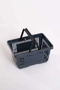 Plastic Market Hand Basket 22 L Smoked