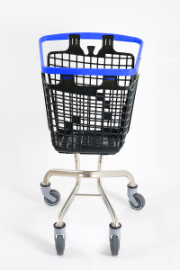 Plastik Market (Alışveriş) Arabası 100 L Loop Mavi