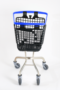 Plastik Market (Alışveriş) Arabası 100 L Loop Mavi