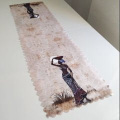 African Desen Runner Örtü 40x140cm