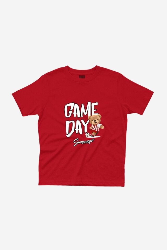 Game Day Baskılı Çocuk T-Shirt 1007