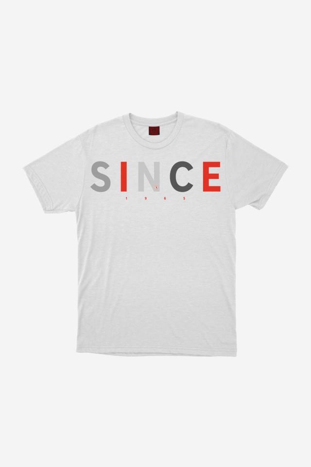 Since 1965 Baskılı Basic T-shirt EKRU