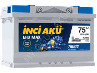 İNCİ Start Stop EFB Max Tigris