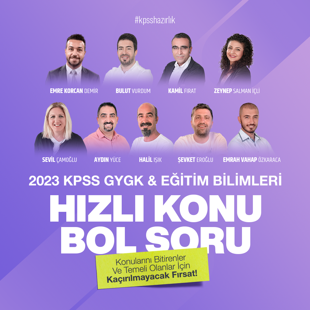 Hızlı Konu Bol Soru GYGK + Eğitim Bilimleri