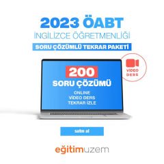 ÖABT İNGİLİZCE | Soru Çözümlü Tekrar  Video Ders