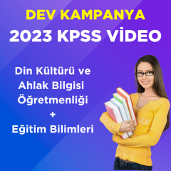 2023 KPSS ÖABT Din Kültürü ve Ahlak Bilgisi DKAB Öğretmenliği Video Ders + EB Video Ders