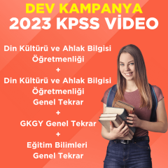 2023 KPSS ÖABT Din Kültürü ve Ahlak Bilgisi DKAB Öğretmenliği Video Ders + Din Kültürü ve Ahlak Bilgisi DKAB Öğretmenliği Genel Tekrar + GKGY Genel Tekrar + EB Genel Tekrar