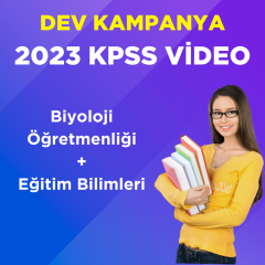 2023 KPSS ÖABT Biyoloji Öğretmenliği Video Ders + EB Video Ders