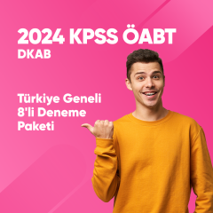 2024 KPSS ÖABT Din Kültürü ve Ahlak Bilgisi Öğretmenliği DKAB Türkiye Geneli 8'li Deneme