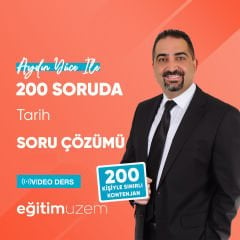 2024 KPSS GYGK Aydın Yüce İle 200 Soruda Tarih Soru Çözümü Video Ders