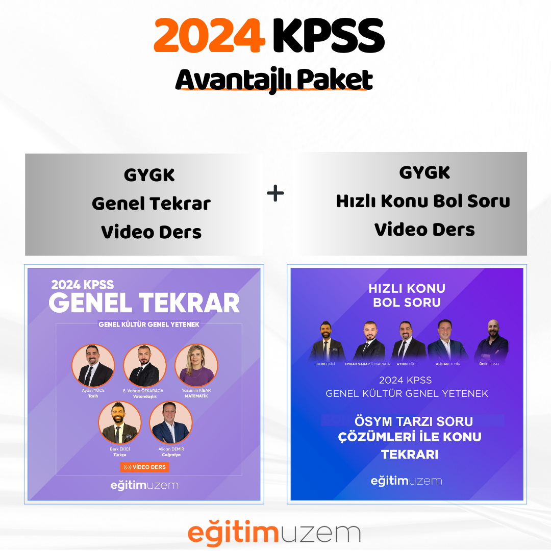 GYGK  Genel Tekrar Video Ders + GYGK HKBS Video Ders