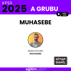 2025 KPSS A GRUBU  MUHASEBE CANLI DERS (KİTAP DAHİL)