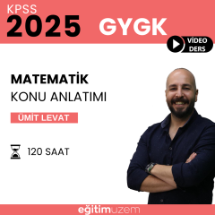 2025 KPSS GYGK- Matematik Konu Anlatımı Video Ders