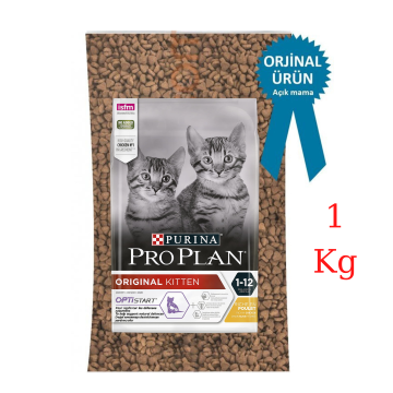 Pro Plan Kitten Yavru Tavuklu Kedi Maması 1 Kg AÇIK