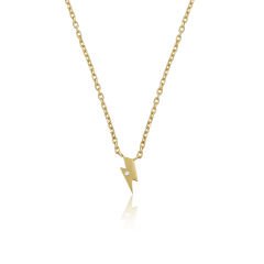 14K MINI LIGHT DIAMOND STONE NECKLACE