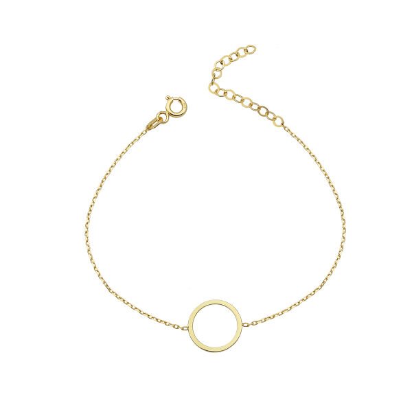 14K CIRCLE BRACELET