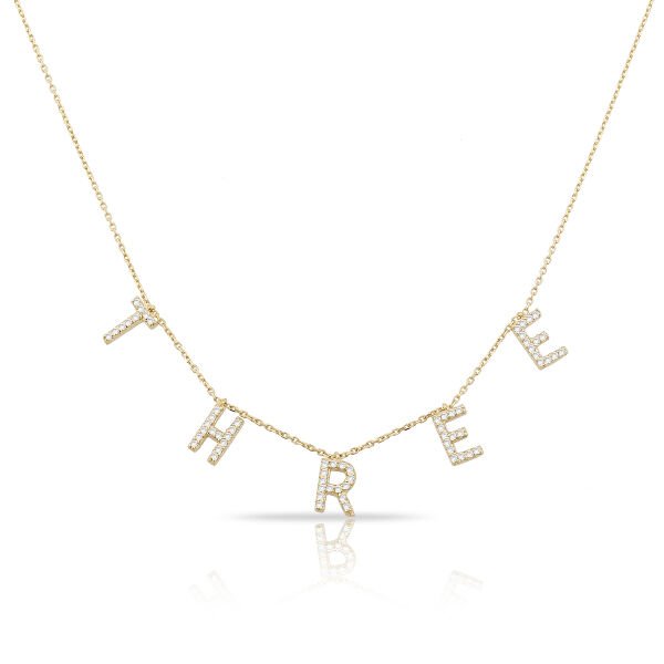 14K DIAMOND NAME NECKLACE