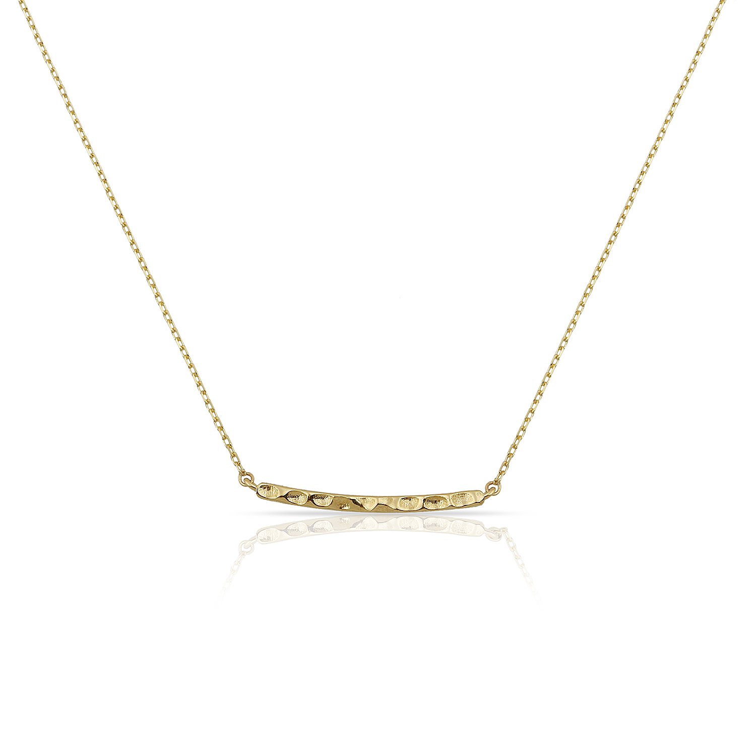 14K BAR NECKLACE
