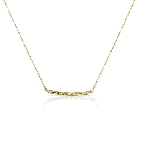 14K BAR NECKLACE
