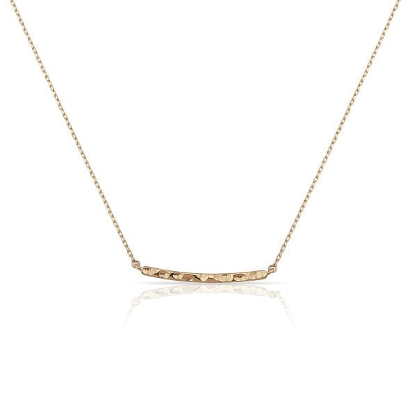 14K BAR NECKLACE
