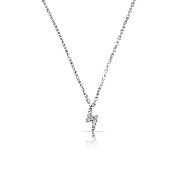 14K MINI LIGHT DIAMOND NECKLACE