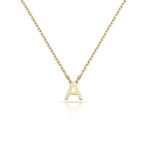 14K INITIAL NECKLACE