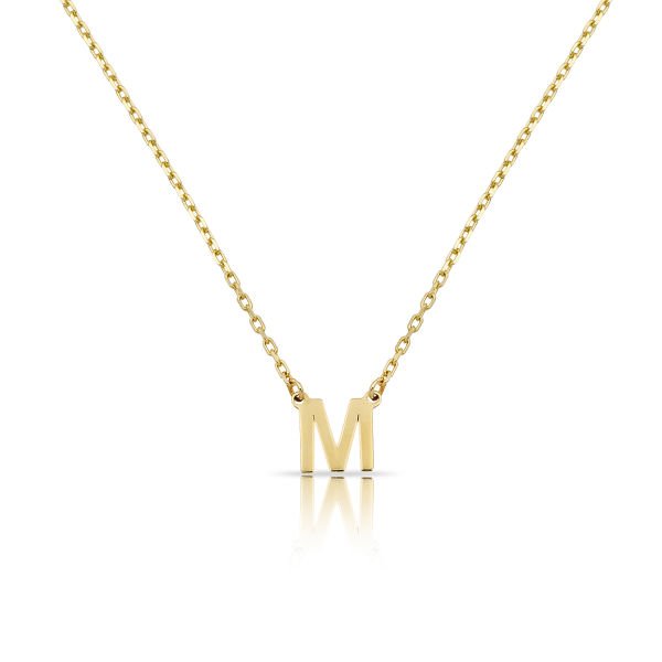14K INITIAL NECKLACE