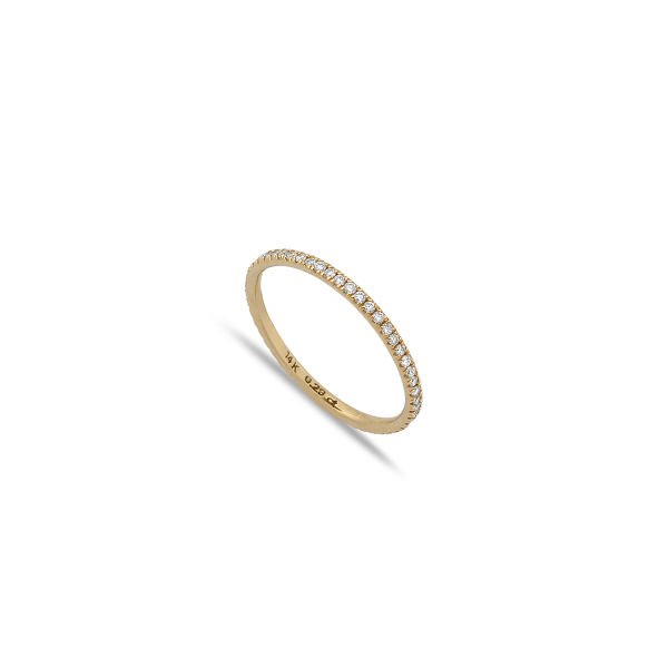 14K DIAMOND ETERNITY RING