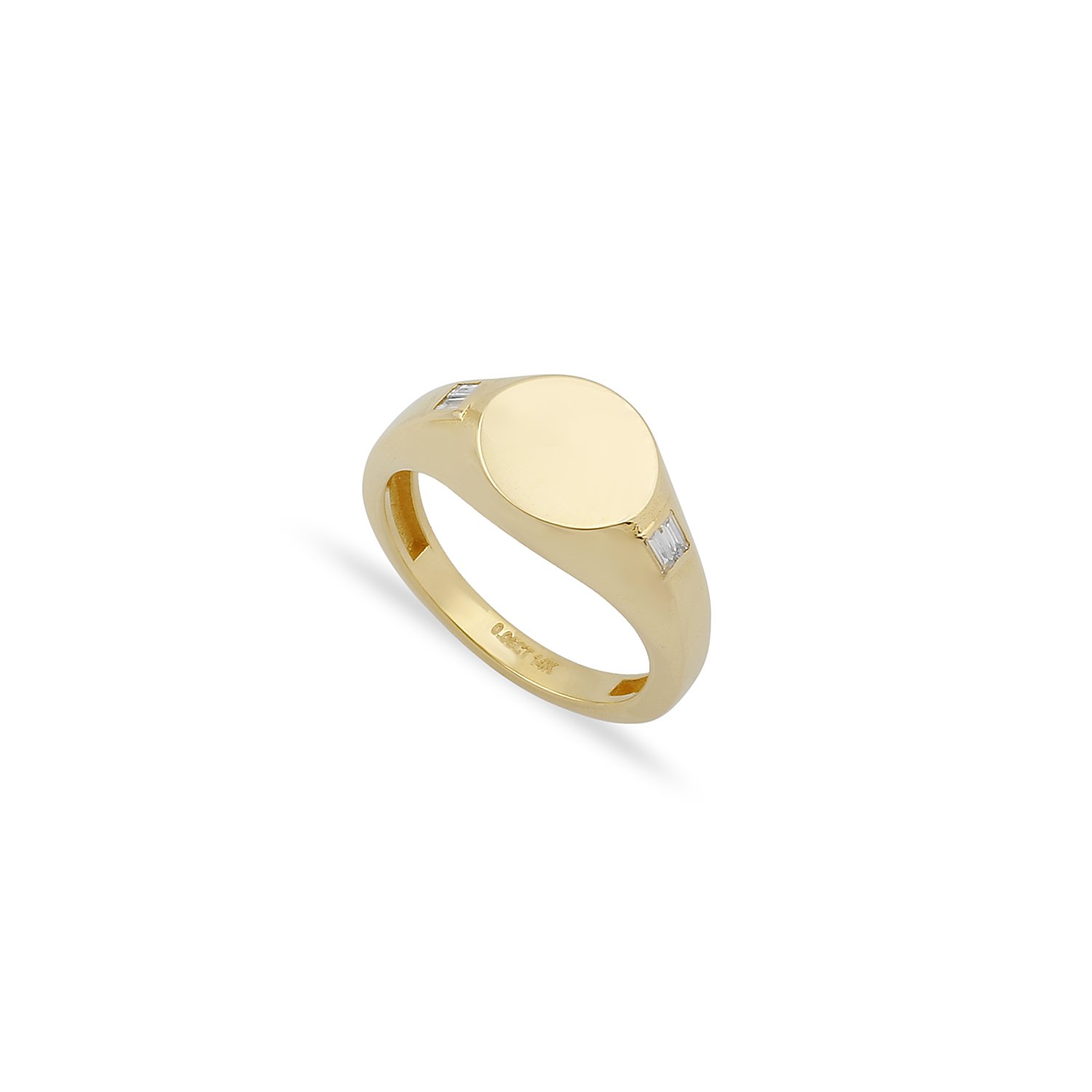 14K BAGUETTE DIAMOND RING