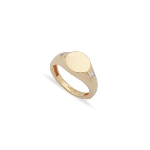 14K BAGUETTE DIAMOND RING