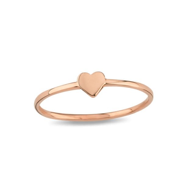 14K HEART RING