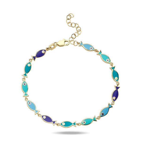 ENAMEL FISH BRACELET
